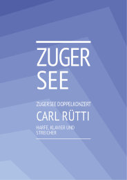 Zugersee Doppelkonzert - Carl Rütti