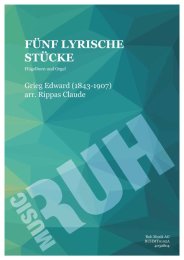 5 Lyrische Stücke - Edvard Grieg - Claude Rippas