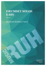Drumset Solos Easy - Matthias Brodbeck