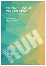 Erinnerung an Zirkus Renz - Gustav Peter - Guido Kunz
