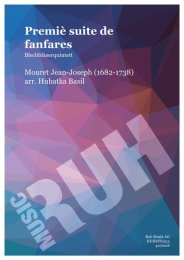 Première suite de fanfares - Jean Joseph Mouret...