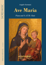 Ave Maria (SATB Choir + Organ) - Sormani, Angelo