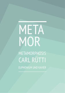Metamorphosis - Carl Rütti