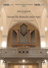 Sonate für Bratsche und Orgel - Jonkisch, Karl Josef