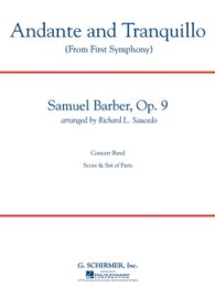 Andante and Tranquillo (from First Symphony) - Barber, Samuel - Saucedo, Richard
