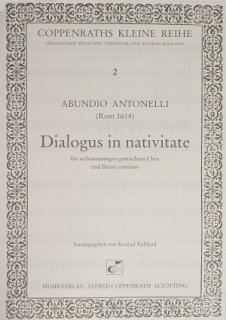 Dialogus in nativitate - Antonelli, Abundio
