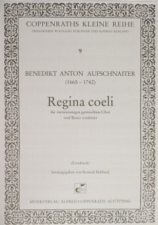 Regina coeli - Aufschnaiter, Benedikt Anton