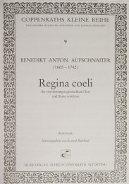 Regina coeli - Aufschnaiter, Benedikt Anton