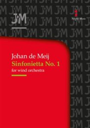 Sinfonietta no. 1 - for wind orchestra - Johan de Meij