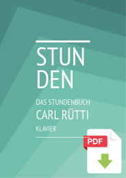 Das Stundenbuch - Carl Rütti