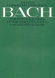 Triosonate in e - Bach, Johann Christoph Friedrich