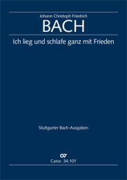 Ich lieg und schlafe - Bach, Johann Christoph Friedrich -...