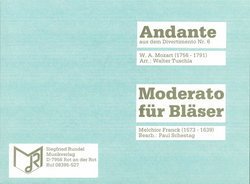 Andante  - Mozart, Wolfgang Amadeus - Moderato für...