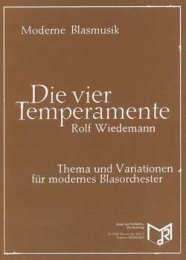Die vier Temperamente - Wiedemann, Rolf