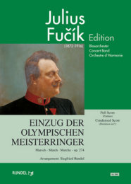 Einzug der olympischen Meisterringer - Fucik, Julius -...