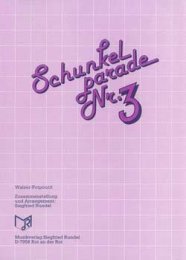 Schunkelparade #3 - Rundel, Siegfried