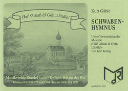 Schwaben Hymnus - Gäble, Kurt; König, Karl