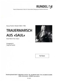 Trauermarsch aus Saul - Händel, Georg Friedrich -...