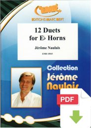 12 Duets for Eb Horns - Jérôme Naulais