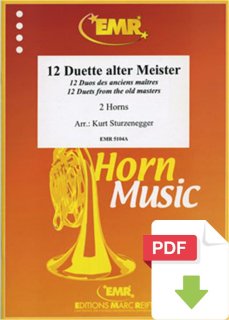 12 Duette alter Meister - Kurt Sturzenegger