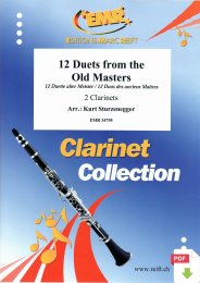 12 Duets from the Old Masters - Kurt Sturzenegger (Arr.)