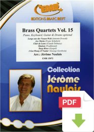 Brass Quartets Vol. 15 - Jérôme Naulais (Arr.)