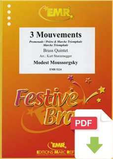 3 Mouvements - Modest Mussorgsky - Kurt Sturzenegger