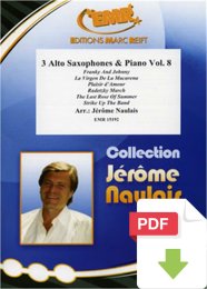 3 Alto Saxophones & Piano Vol. 8 -...