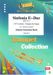 Sinfonia Eb-Dur - Johann Sebastian Bach - Klemens Schnorr