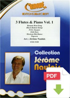 3 Flutes & Piano Volume 1 - Jérôme Naulais (Arr.)