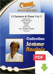 3 Clarinets & Piano Vol. 3 - Jérôme...