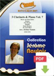 3 Clarinets & Piano Vol. 7 - Jérôme...