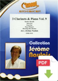 3 Clarinets & Piano Vol. 9 - Jérôme...