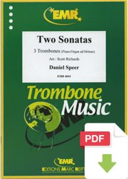 2 Sonatas - Daniel Speer - Scott Richards