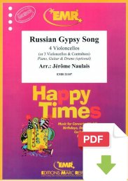 Russian Gypsy Song - Jérôme Naulais (Arr.)
