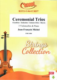 Ceremonial Trios - Jean-François Michel