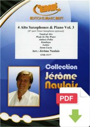 4 Alto Saxophones & Piano Vol. 3 -...