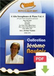 4 Alto Saxophones & Piano Vol. 4 -...