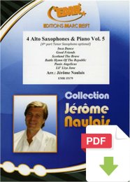 4 Alto Saxophones & Piano Vol. 5 -...