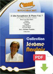 4 Alto Saxophones & Piano Vol. 7 -...