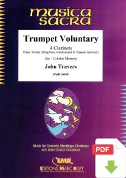 Trumpet Voluntary - John Travers - Colette Mourey
