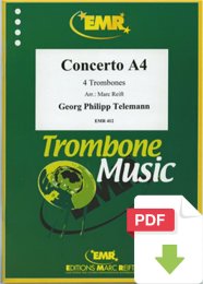 Concerto A 4 - Georg Philipp Telemann - Marc Reift