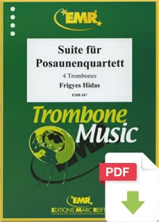 Suite für Posaunenquartett - Frigyes Hidas