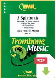 3 Spirituals - Jean-François Michel