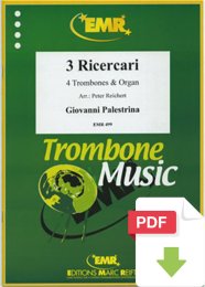 3 Ricercari - Giovanni Palestrina - Peter Reichert