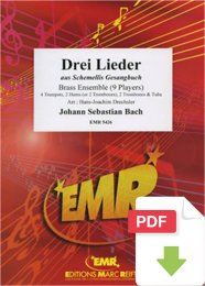 Drei Lieder - Johann Sebastian Bach - Hans-Joachim Drechsler