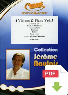 4 Violons & Piano Vol. 3 - Jérôme Naulais (Arr.)