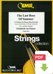 The Last Rose Of Summer - Friedrich Flotow Von -...