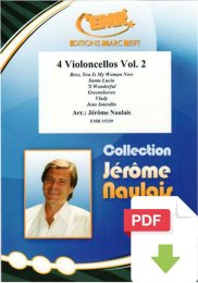 4 Violoncellos Vol. 2 - Jérôme Naulais (Arr.)