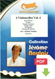 4 Violoncellos Vol. 4 - Jérôme Naulais (Arr.)